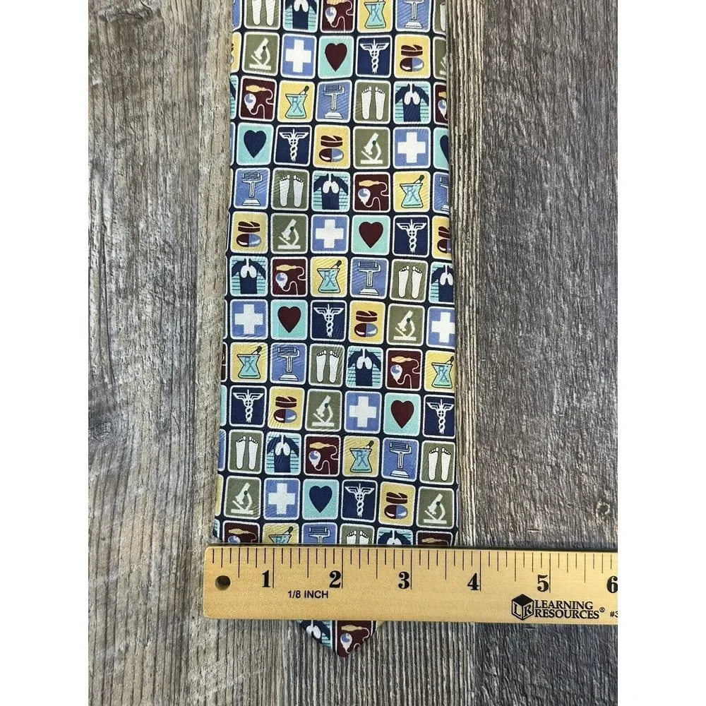 MD Doctor Medical Professional Pharmacist Michael Bruce‎ USA Silk Necktie